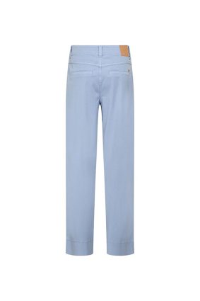 Soey Tenna high-rise wide-leg trouser in burner blue