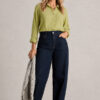 The White Stuff Sophie Organic Cotton Shirt Lgt Green is an easy everyday shirt that brings a fresh pop of colour to your wardrobe.