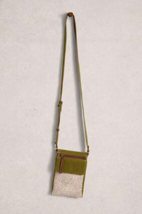 White Stuff Tiggy Phone Bag Green Mlt