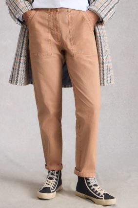 White Stuff Twister Chino Trouser in dark natural