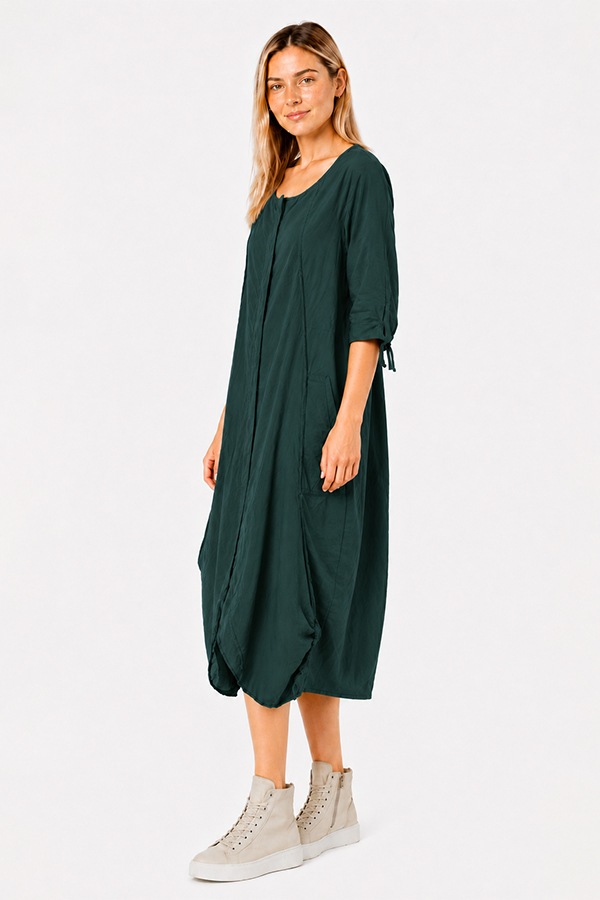 Black Label Dress 3/4 Sleeve Tree featuring 3/4 sleeves with delicate tie accents