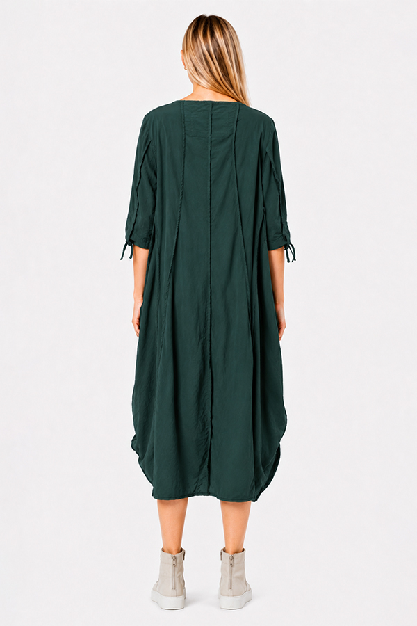 Black Label Dress 3/4 Sleeve Tree featuring 3/4 sleeves with delicate tie accents