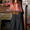 Curate A Fresh Take Blouse Leopard Rose