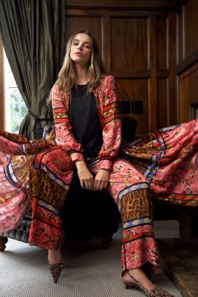 Curate Kick Start Pant Leopard Rose - Image 3