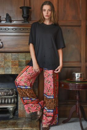 Alternative view of Curate Kick Start Pant Leopard Rose