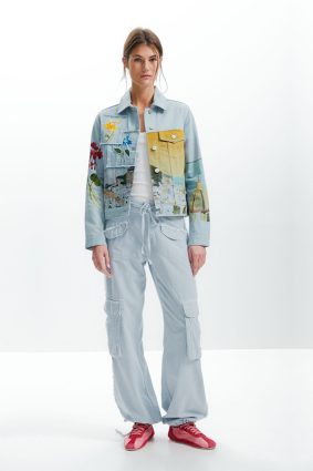 Desigual Amalfi Coat Denim Medium Wash