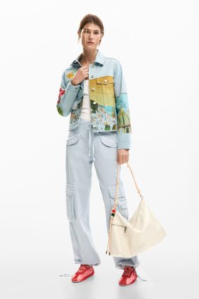 Desigual Amalfi Coat Denim Medium Wash