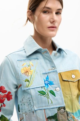 Desigual Amalfi Coat Denim Medium Wash