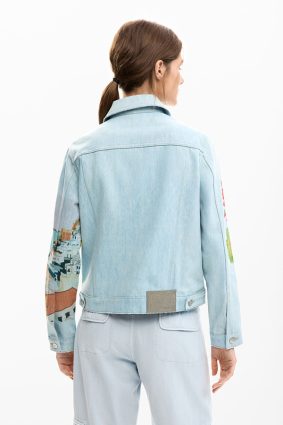 Desigual Amalfi Coat Denim Medium Wash