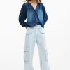 Desigual Cargo Pant Azul Palo