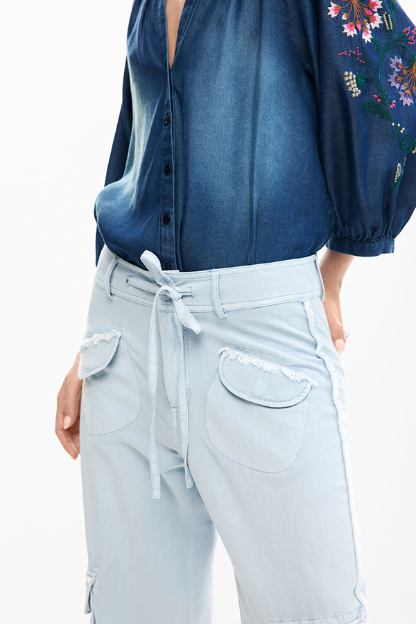 Desigual Amalfi Coat Denim Medium Wash