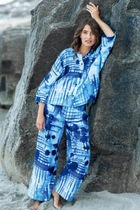 Kokomarina Sora Shirt Original relaxed fit coastal style with three-quarter sleeves