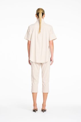 Mela Purdie Half Zip Shirt in Hay