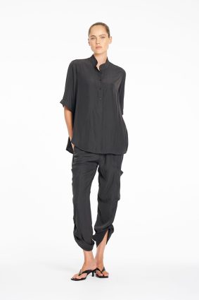 Mela Purdie Soft Cargo Pants in Bark (Mache Fabric)