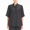 Mela Purdie Tab Swish Top in Plaza Bark