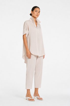 Mela Purdie Tapered Flat Pant Fawn