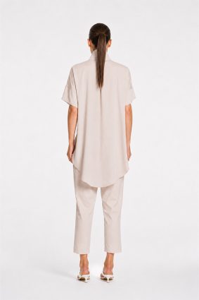 Mela Purdie Tapered Flat Pant Fawn