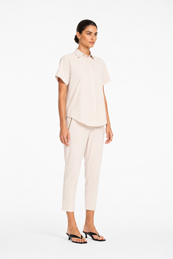 Mela Purdie Zip Tapered Pant Hay