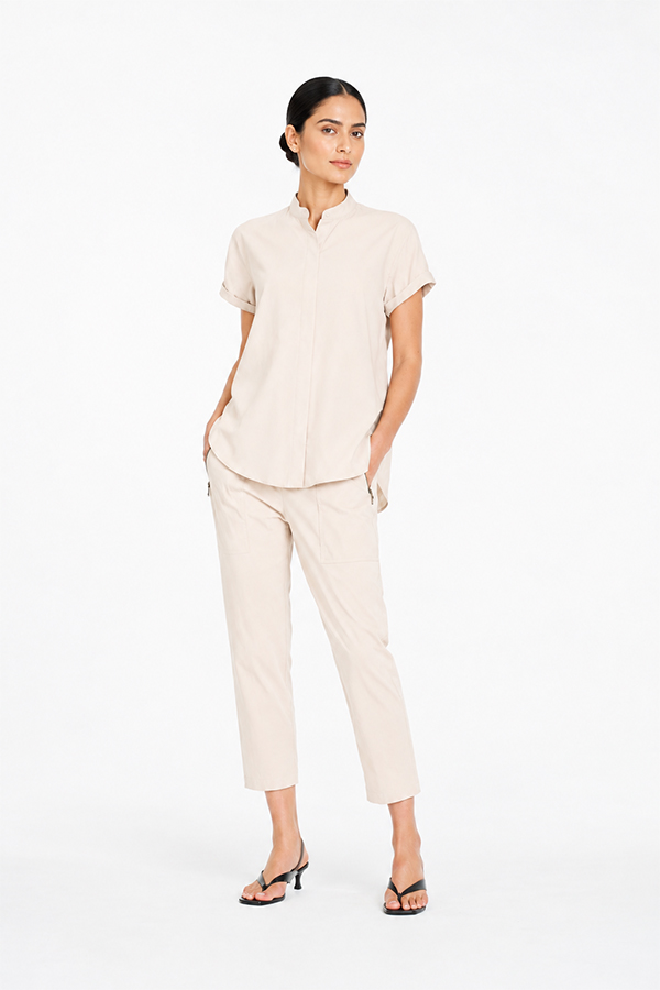 Mela Purdie Zip Tapered Pant Hay