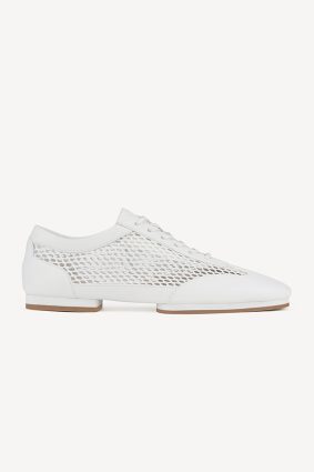 Rollie Remy White lace-up shoe with mesh panel detail