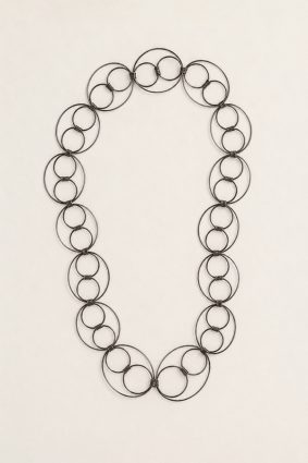 Rosalba Galati Hoop Necklace Steel