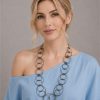 Rosalba Galati Hoop Necklace Steel