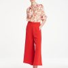 Mela Purdie Atrium Top in Herbarium floral print paired with papaya pants