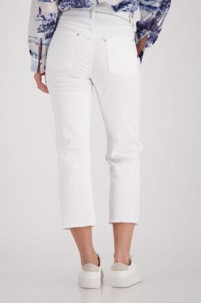 Monari Cream Greta's Jeans Belt Pants
