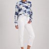 Monari Cream Greta's Jeans Belt Pants