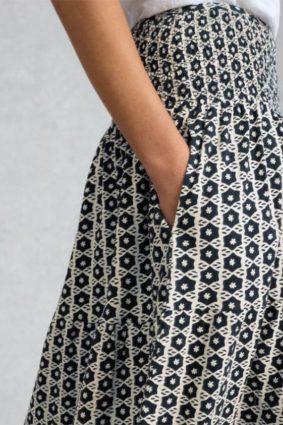 White Stuff Marissa Jersey Maxi Skirt Blackprint