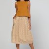 Boom Shankar Guru Skirt Mustard Stripe cotton linen skirt