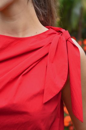 Coop Top Knot Red