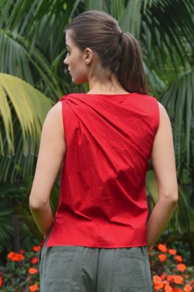 Coop Top Knot Red