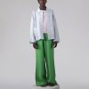 Elemente Clemente relaxed boxy linen jacket in pale blue and white glacier colorway