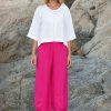 Kokomarina Yoko Short Pant Fuschia lightweight cropped trousers