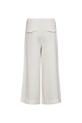 Mos Mosh white cotton blend summer pants