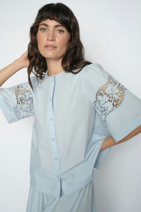 Mos Mosh Rooma Cottoni Shirt Skyway