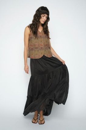 Mos Mosh Vaea Silk Blouse White
